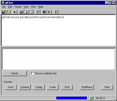 glChat 7.0 screenshot glChat 7.0 screenshot