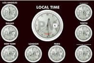 Global Clock Screensaver 3.0 screenshot