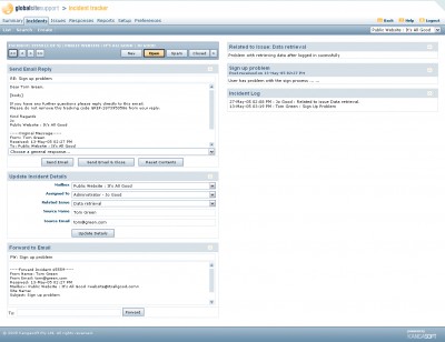 Global Site Support 1.12 screenshot Global Site Support 1.12 screenshot