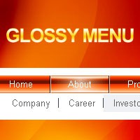 Glossy Flash Menu 1.0.5 screenshot