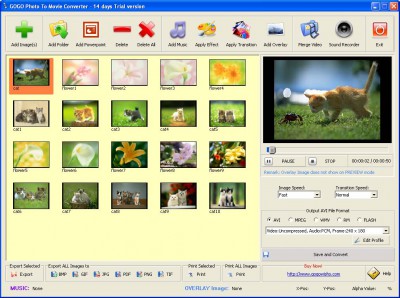 GOGO Photo To Movie Converter 1.0 screenshot GOGO Photo To Movie Converter 1.0 screenshot