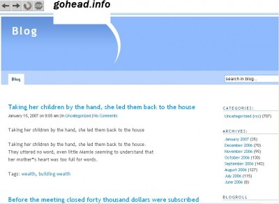 gohead.exe 1.0 screenshot gohead.exe 1.0 screenshot