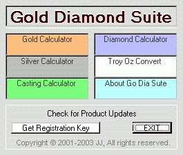 Gold Diamond Calculator Suite 4.21 screenshot Gold Diamond Calculator Suite 4.21 screenshot