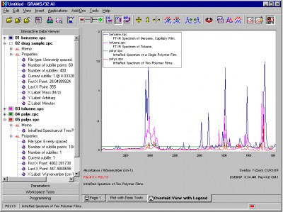 GRAMS/AI 7.02 screenshot GRAMS/AI 7.02 screenshot