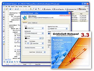 GridinSoft Notepad Lite 3.3.1 screenshot