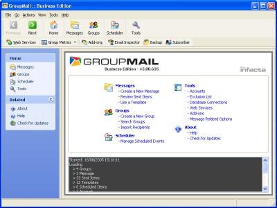 GroupMail Personal Edition 5 screenshot GroupMail Personal Edition 5 screenshot