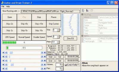 Guitar and Drum Trainer 2 2 screenshot