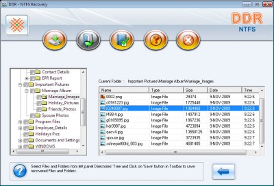 Hard Drive NTFS Partition Recovery 3.0.1.5 screenshot Hard Drive NTFS Partition Recovery 3.0.1.5 screenshot