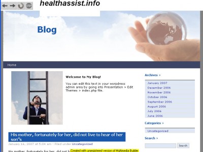 healthassist.exe 1.0 screenshot