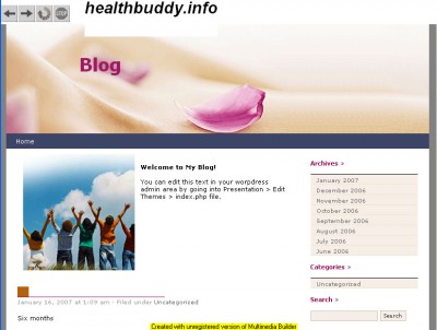 healthbuddy.exe 1.0 screenshot
