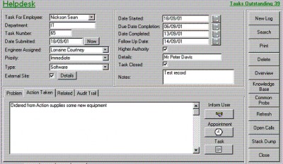 Helpdesk Elite 1 screenshot Helpdesk Elite 1 screenshot