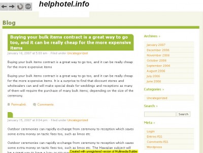 helphotel.exe 1.0 screenshot