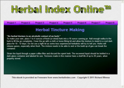 Herbal Index Online eBook 6.0 screenshot Herbal Index Online eBook 6.0 screenshot