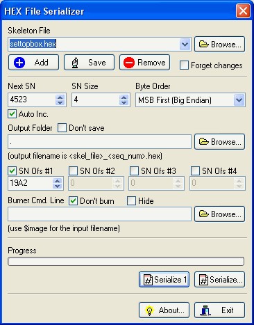 HexSer 1.0.0.4 screenshot HexSer 1.0.0.4 screenshot