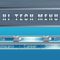 Hi-Tech Flash Menu 1.0.5 screenshot Hi-Tech Flash Menu 1.0.5 screenshot