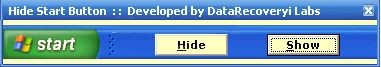 Hide Start Button 1.0 screenshot