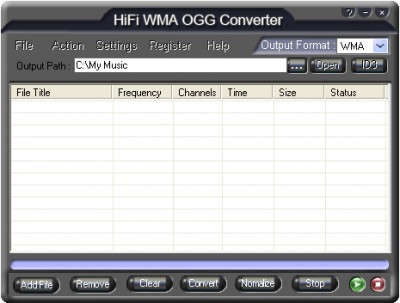HiFi WMA OGG Converter 2.30 screenshot