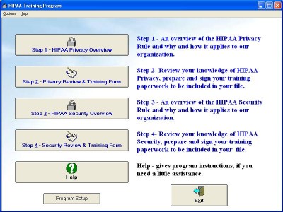 HIPAA Training Program 2.0 screenshot