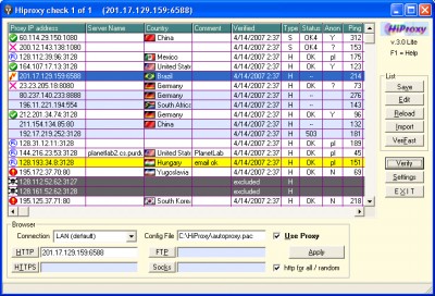 HiProxy 3.0 screenshot HiProxy 3.0 screenshot
