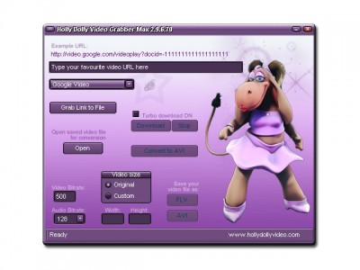 Holly Dolly Video Grabber Max 2.9.7.10 screenshot