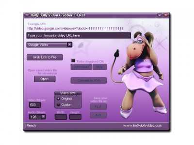 Holly Dolly Video Grabber 2.9.7.10 screenshot