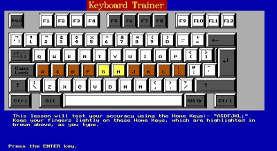 Homekey. Beginners touch typing program 96.5 screenshot Homekey. Beginners touch typing program 96.5 screenshot