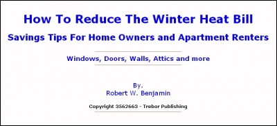 How To Reduce The Winter Heat Bill 2.0 screenshot
