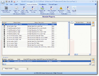 HSLAB Print Logger SBE 5.1.49 screenshot