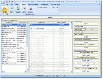HSLAB Print Logger SOHO 5.0.23 screenshot