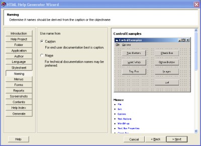 HTML Help Generator for Microsoft Access 2.2 screenshot HTML Help Generator for Microsoft Access 2.2 screenshot