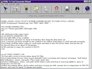 HTML To Text 2.0 screenshot HTML To Text 2.0 screenshot