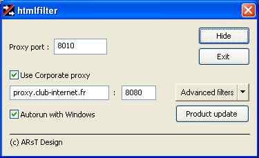 HtmlFilter 1.0 screenshot HtmlFilter 1.0 screenshot
