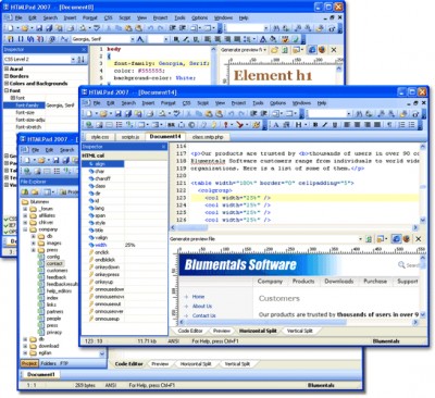 HTMLPad 2008 Pro 9.0 screenshot