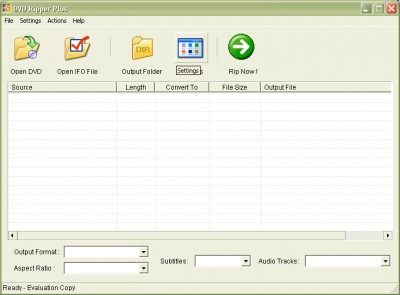 HTV DVD RIPPER AND MORE 3.6.02129 screenshot HTV DVD RIPPER AND MORE 3.6.02129 screenshot