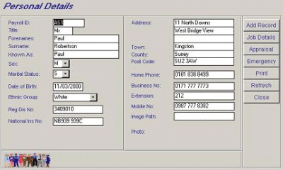 Human Resources/Personnel Management 2 screenshot
