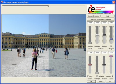 i2e image enhancement plug-in 1 screenshot i2e image enhancement plug-in 1 screenshot