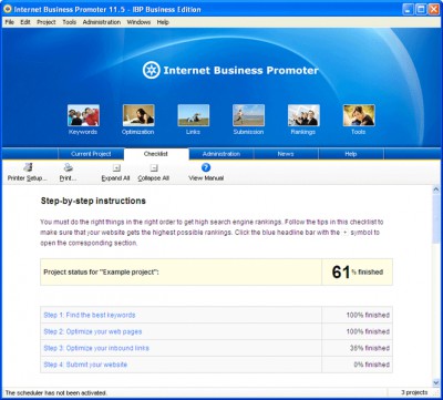iBusinessPromoter (IBP) 11.7.4 screenshot