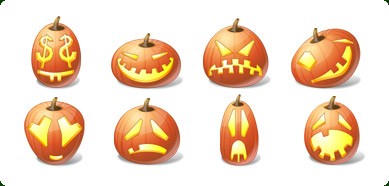 Icons-Land Vista Style Halloween Pumpkin Emoticons 1.0 screenshot