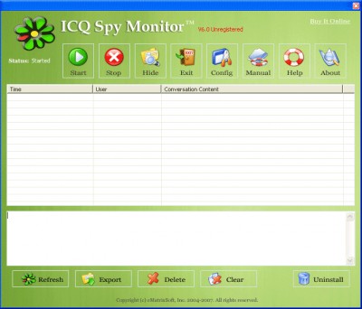 ICQ Spy Monitor 2008 6.7 screenshot
