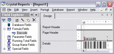 IDAutomation Barcode UFL for Crystal Reports 3.0 screenshot IDAutomation Barcode UFL for Crystal Reports 3.0 screenshot