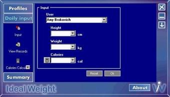 Ideal Weight 1.1 screenshot Ideal Weight 1.1 screenshot
