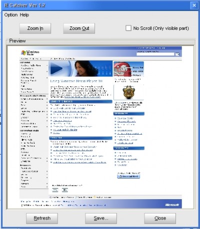 IE Catcher 1.3 screenshot IE Catcher 1.3 screenshot