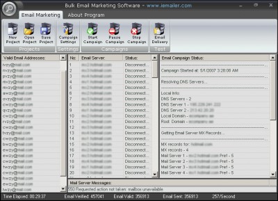 IEmailer - Bulk Email Marketing Software 1.0 screenshot IEmailer - Bulk Email Marketing Software 1.0 screenshot