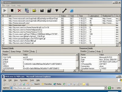 IETrace 1.0 screenshot