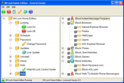 IM Lock Home Edition Single User 2007 screenshot