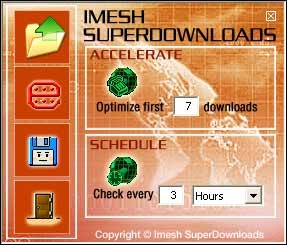 Imesh SuperDownloads 3.7 screenshot