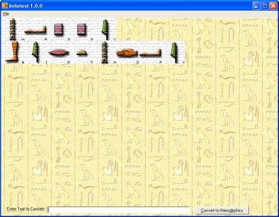 Imhotext 1.0.0 screenshot Imhotext 1.0.0 screenshot