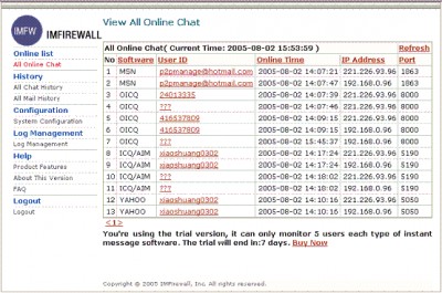 IMMonitor Enterprise 2.0 screenshot IMMonitor Enterprise 2.0 screenshot