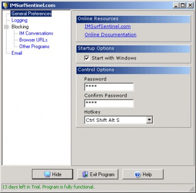 IMSurfSentinel 2005.5 screenshot