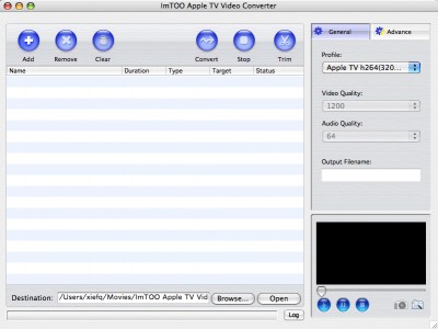 ImTOO Apple TV Video Converter for Mac 3 3.9.21.060 screenshot ImTOO Apple TV Video Converter for Mac 3 3.9.21.060 screenshot